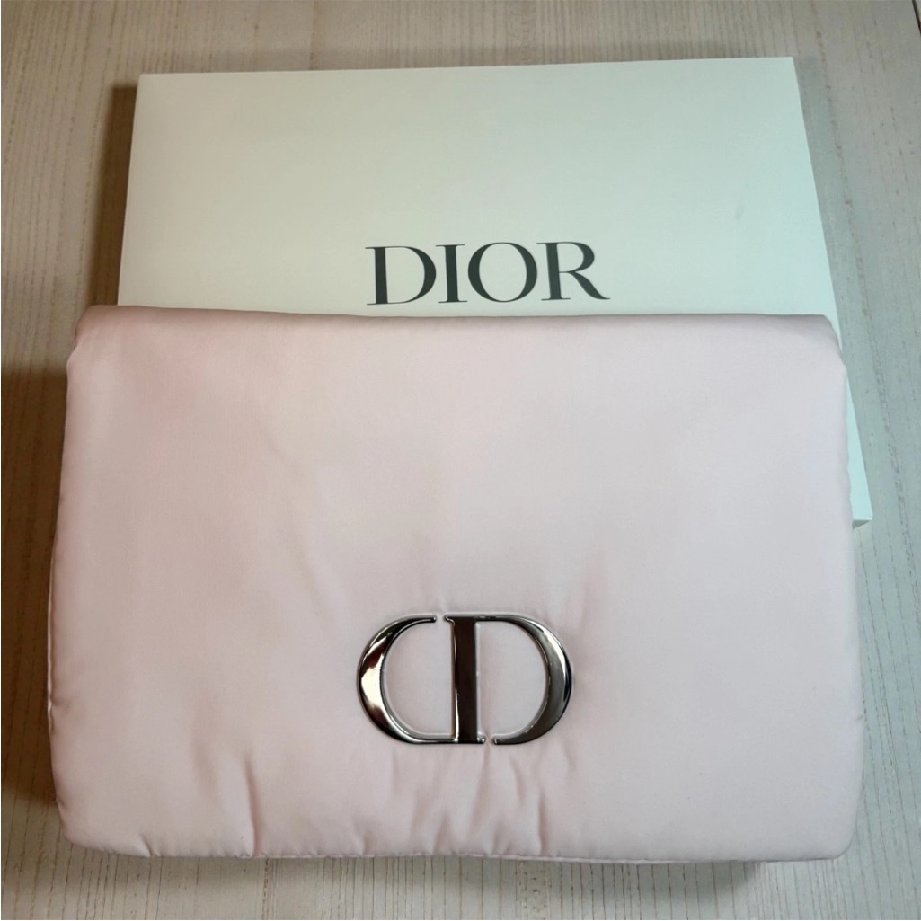 Brand New Authentic Dior Beauty Gwp Pink Puffy Makeup Pouch